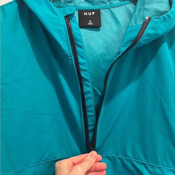 HUF Aqua Half-Zip Jacket size small men’s lightweight fall - Picture 3 of 16